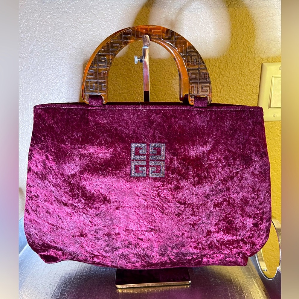 Givenchy velvet handbag